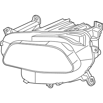 Mopar 68102857AI Headlamp