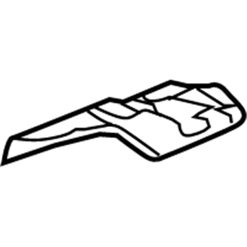 Acura 74694-SJA-A00 Plate, Driver Side Muffler Baffle