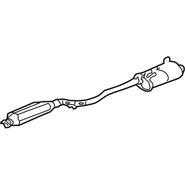 Acura 18305-SJA-A07 Muffler, Exhaust (L)