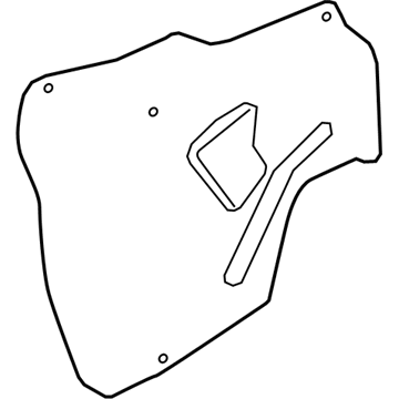 GM 42666863 Water Deflector
