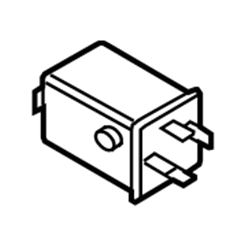 BMW 61-36-6-915-327 Relay, Make Contact, Sky-Blue