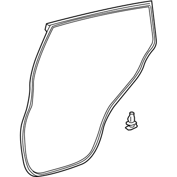 Toyota 67872-0R030 Door Weatherstrip