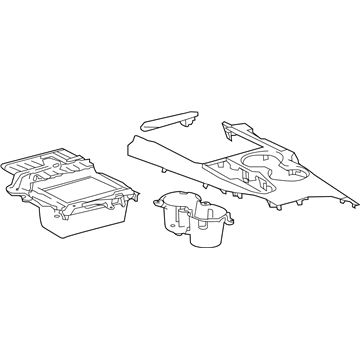 Toyota 58805-33430-C0 Panel Sub-Assembly, Cons