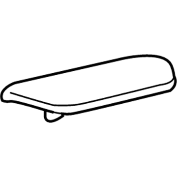 Honda 83753-TA0-A01ZC Armrest, Left Rear Door Lining (Pearl Ivory)