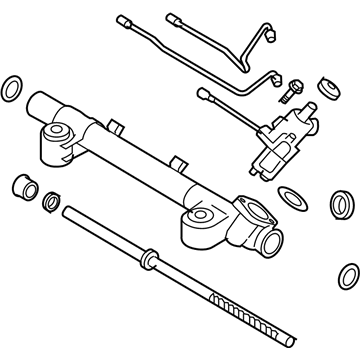 Infiniti 49200-1BA0B Power Steering Gear Assembly