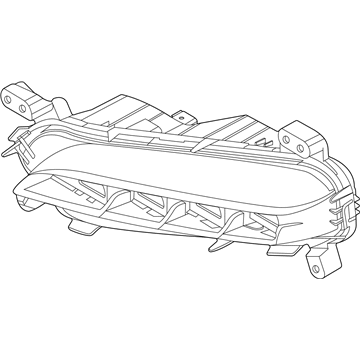 Ford LC5Z-15200-A Fog Lamp Assembly