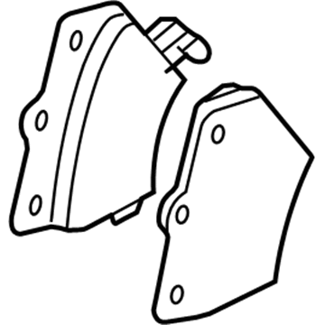 Toyota 04466-20090 Rear Pads