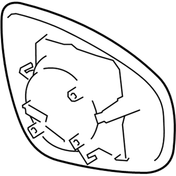 Lexus 87931-76040 Mirror Outer, RH