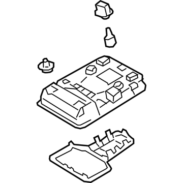 Toyota 81208-47070-E0 Map Lamp Assembly