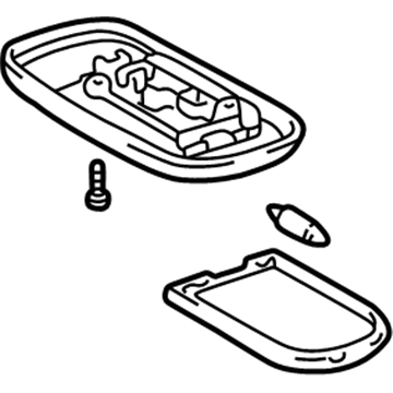 Toyota 81240-12060-A2 Overhead Lamp