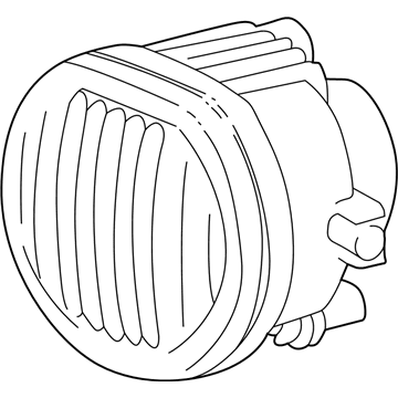 GM 88974061 Lamp, Front Fog (W/O Bulb)