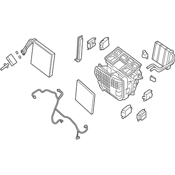 Nissan 27110-3JC1C Heating Unit Assy-Front
