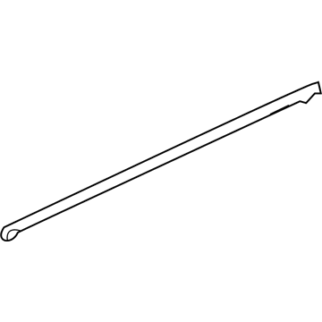 GM 92206502 Molding, Rear Side Door Window Belt Reveal