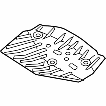 Kia 55231J6000 Cover-Rr LWR Arm, RH