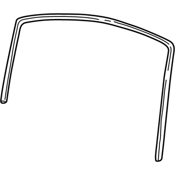Hyundai 83540-38000 Run Assembly-Rear Door Window Glass RH