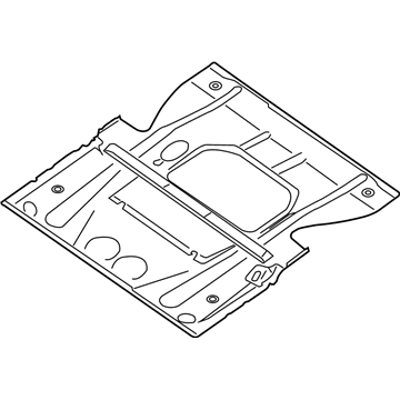 Nissan 74312-CK030 Floor-Front