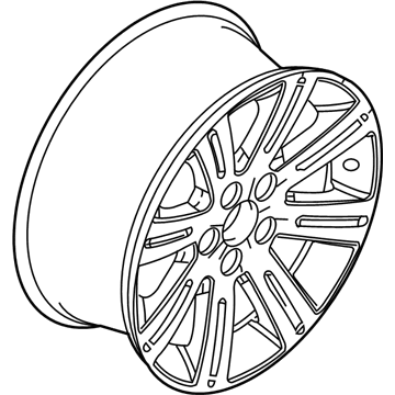 Ford BA8Z-1007-B Wheel, Alloy