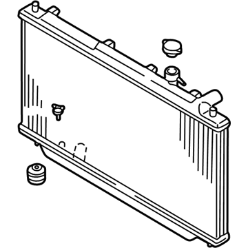 Kia 0K2A615200J Radiator Assembly