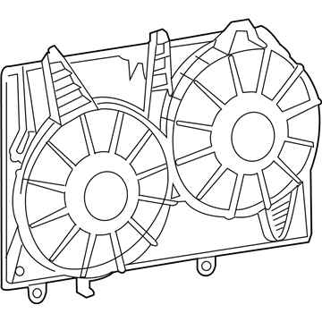 GM 19210937 Shroud, Engine Coolant Fan