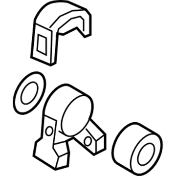Hyundai 21930-4D150 Bracket Assembly-Roll Stopper, Rear