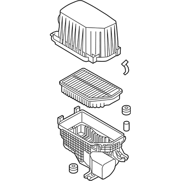 Kia 28110B2000 Air Cleaner Assembly