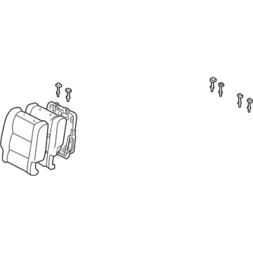 Toyota 71480-0C040-B0 Seat Back Assembly