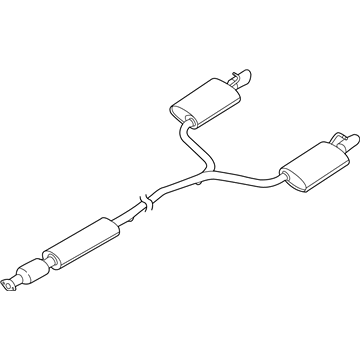 Ford FB5Z-5230-E Muffler