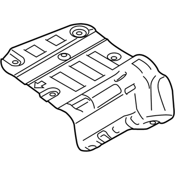 Hyundai 28793-C5100 Panel-Heat Protector, Ctr