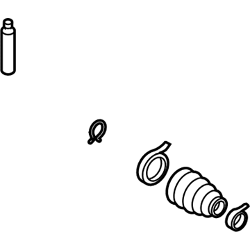 Nissan C9BDA-CA025 Repair Kit-Dust Boot, Outer