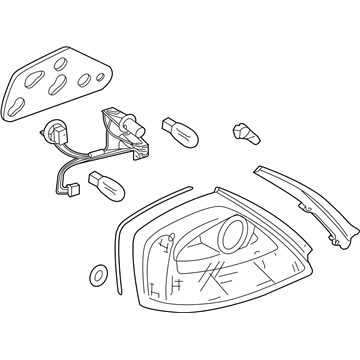 Infiniti 26550-AT525 Lamp Assembly-Rear Combination, RH