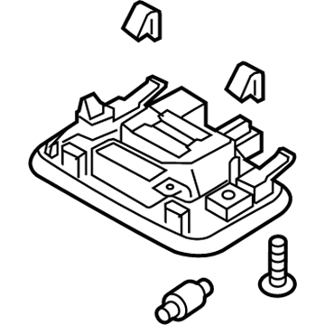 Hyundai 92850-F2000-XUG Room Lamp Assembly