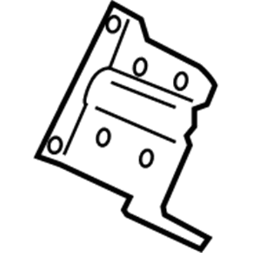 Honda 77256-SNA-A00 Bracket, Radio (Driver Side)