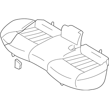 Infiniti 88300-1BN0C Cushion Assembly Rear Seat