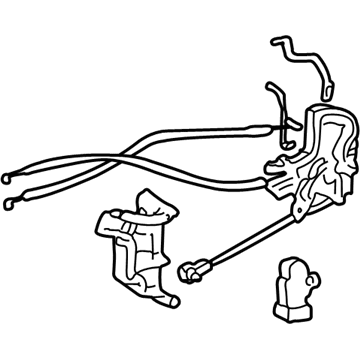 Toyota 69030-0C021 Lock Assembly