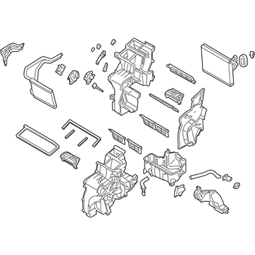 Hyundai 97205-2S010 Heater & Evaporator Assembly