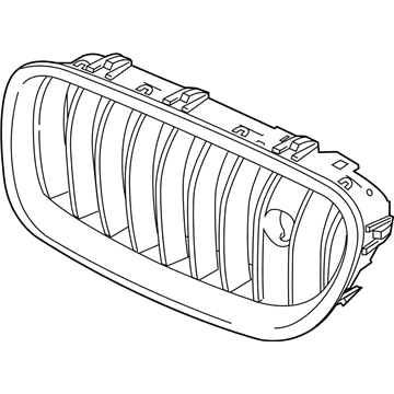 BMW 51-13-7-349-387 Grille Left