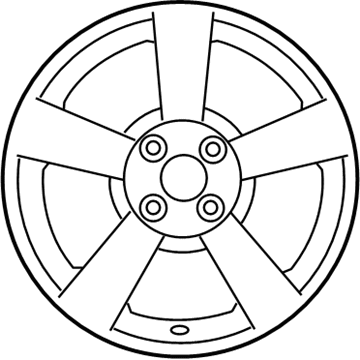 Kia 529101G200 Wheel Assembly-Aluminum