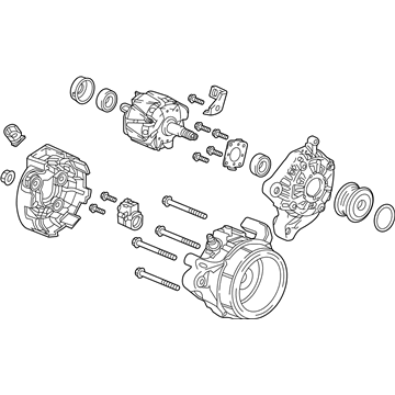 Honda 31100-5PA-A01 Alternator Assembly (Csr34) (Denso)