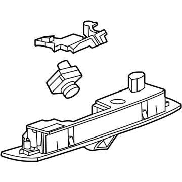 GM 84782644 License Lamp Assembly