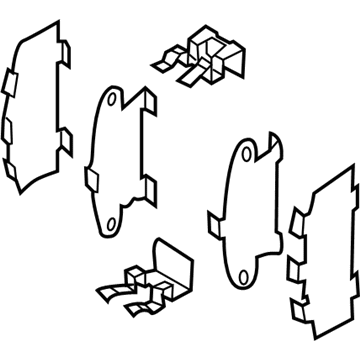 Nissan 44080-8H326 Hardware Kit