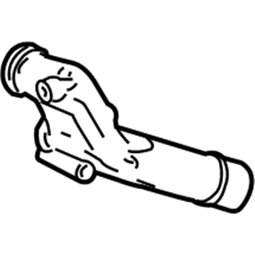 GM 88956900 Radiator Surge Tank Engine Hose Assembly