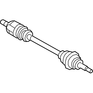 Hyundai 49500-F2200 Shaft Assembly-Drive, LH