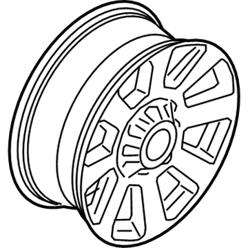 Ford HC3Z-1007-H Wheel, Alloy