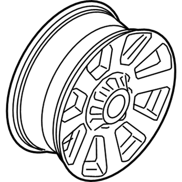 Ford HC3Z-1007-L Wheel, Alloy