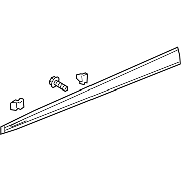 Acura 75312-TX4-A01 Garnish Assembly, Right Front Door (Lower)