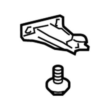 Toyota 68310-08020 Roller & Bracket