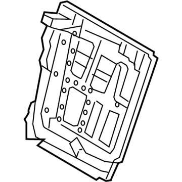 Toyota 71017-12B40 Seat Back Frame