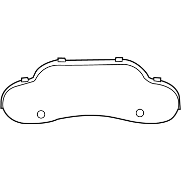 Mopar 68003512AA Lens-Instrument Cluster