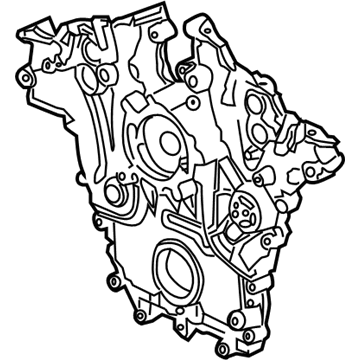 GM 12611883 Cover, Engine Front (W/ Water Pump)