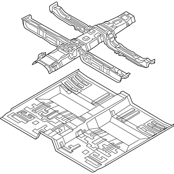 Kia 651003F700 Panel Assembly-Floor Center